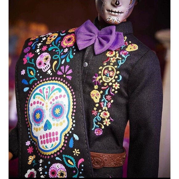 Dia De Muertos Ken 2021 Barbie Day of the Dead Doll (GXL26) - Picture 4 of 5